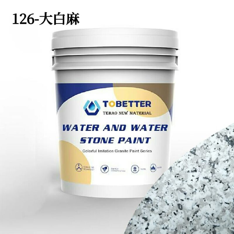 126 رنگ پوستر پوشش دیواری خاکستری تقلید سنگ گرانیت پوشش دیواری رنگ بیرونی آب